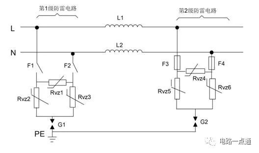 防雷电路