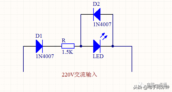 led