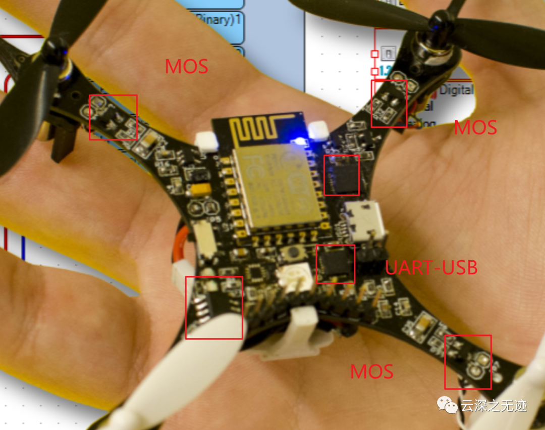 esp8266无人机原理图 pcb合集