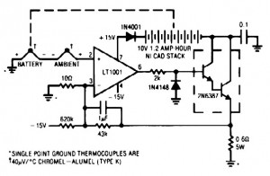 热控镍镉充电器电路图