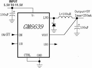 GM6639電源芯片應用電路