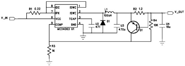 低成本DC/DC转换器34063的应用(图)