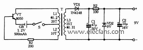 三极管升压电路5V升压到30V以上