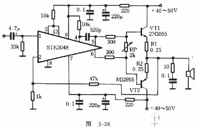 [组图]采用STK3048和STK6153的实用电路