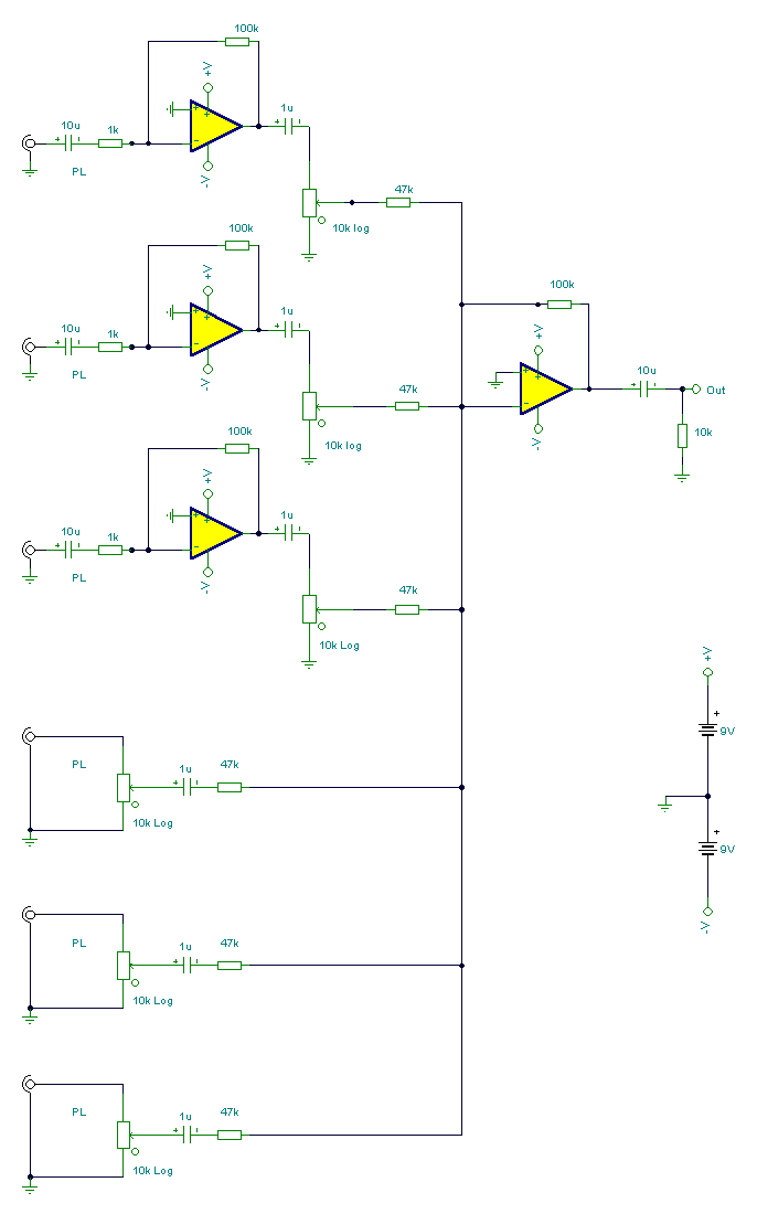 [图文]6通道输入混合器