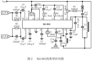 [图文]BA1404立体声调频发射电路