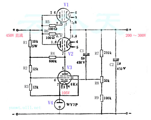 [组图]300V电子管稳压电源