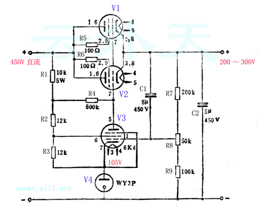 [組圖]300V電子管穩(wěn)壓電源