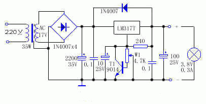 LM317T安全应用电路