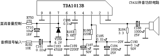 [图文]TDA1013外围线路图