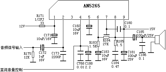 [图文]AN5265外围线路图