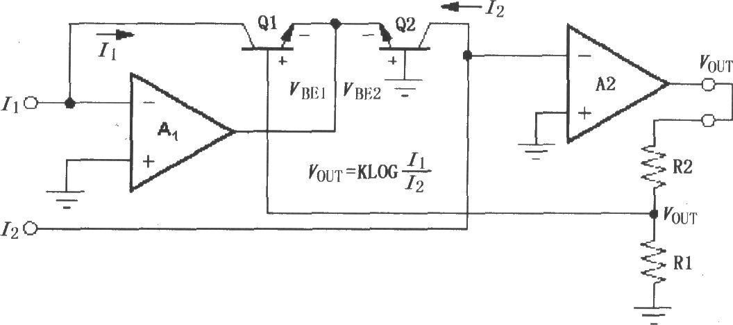 LOG100的<b class='flag-5'>簡單模</b>式對數(shù)放大電路