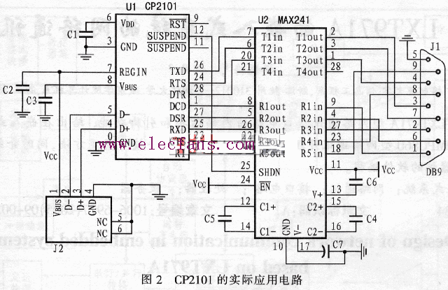 USB轉串口電路圖二例