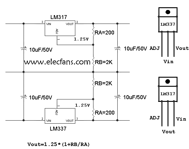 <b class='flag-5'>lm317</b>应用<b class='flag-5'>电路图</b>