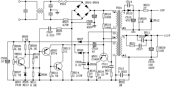 三洋电源电路图80P