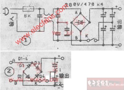 110V-220V自选电路图