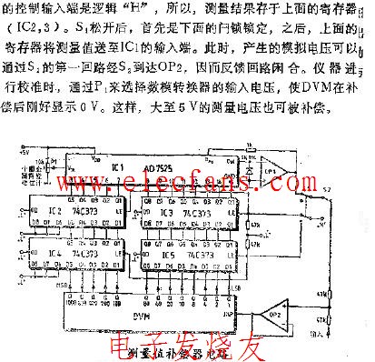 测量值<b class='flag-5'>补偿器</b>电路图