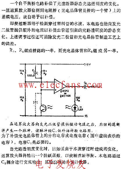 解决光路透明度变化的自平衡光<b class='flag-5'>遮断</b>器