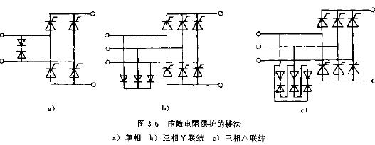 <b class='flag-5'>压敏电阻</b><b class='flag-5'>保护</b>的接法<b class='flag-5'>电路</b>图