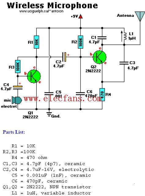 <b class='flag-5'>無(wú)線</b><b class='flag-5'>話筒</b><b class='flag-5'>電路圖</b>