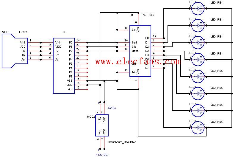 <b class='flag-5'>74hc595</b>電路圖