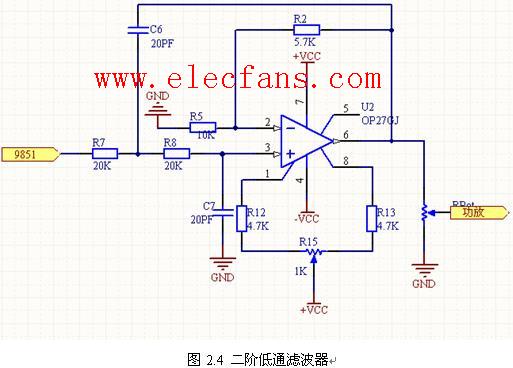 二階低通濾波器