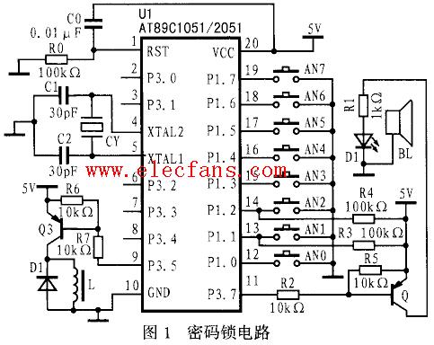 <b class='flag-5'>电子</b><b class='flag-5'>密码锁</b><b class='flag-5'>电路图</b>