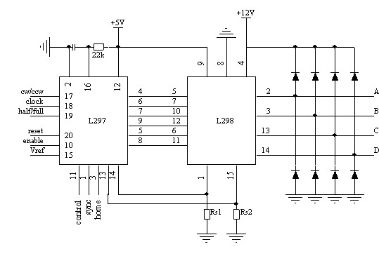 L297/L298驱动电路图
