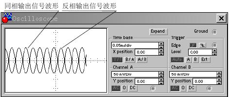 分相放大電路分析實(shí)驗(yàn)電路圖