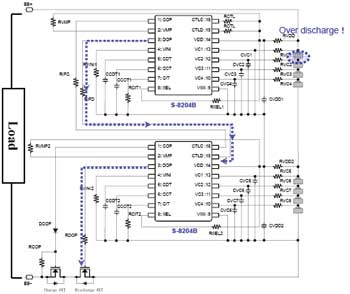 多節<b class='flag-5'>鋰離子</b>電池的<b class='flag-5'>充放電</b>保護電路