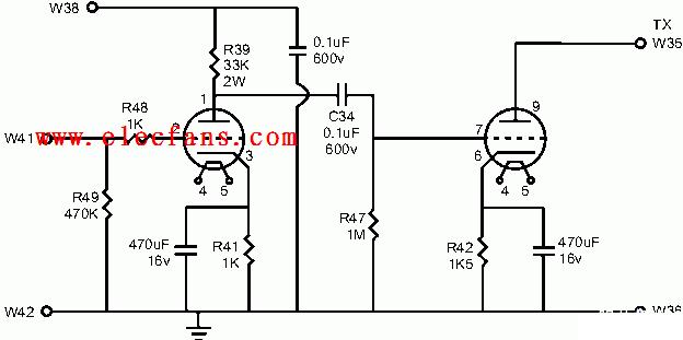 m3 line stage left channel cir