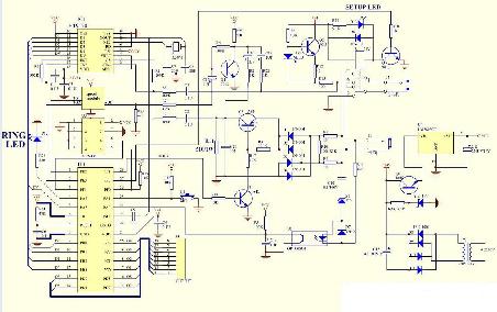 电话远程遥控器电路图