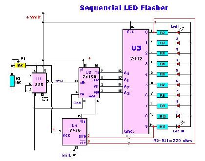 LED fasher电路图