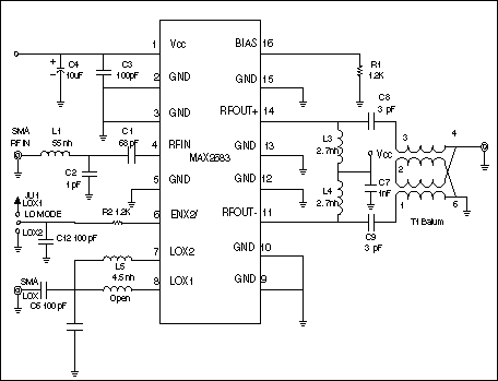 <b class='flag-5'>MAX</b>2683低成本高性能3.5GHz<b class='flag-5'>上变频器</b>