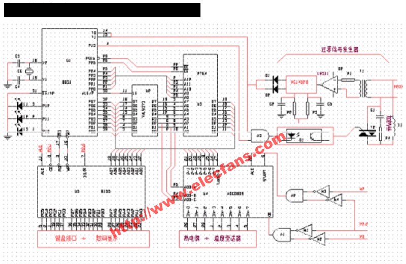 <b class='flag-5'>单片机</b><b class='flag-5'>温度</b><b class='flag-5'>控制系统</b>原理图