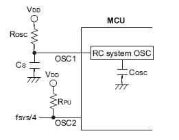 单引<b class='flag-5'>脚上</b><b class='flag-5'>拉</b>电阻型RC振荡器