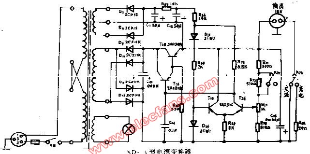 ND-A型电源变换器 (国外电源电路)