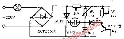 照明灯光控开关电路 (国外电源电路)