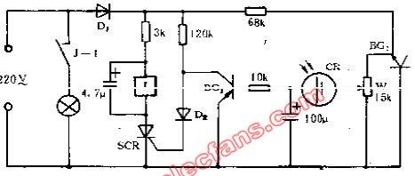 <b class='flag-5'>自動(dòng)</b>夜光<b class='flag-5'>燈</b> (國(guó)外電源<b class='flag-5'>電路</b>)