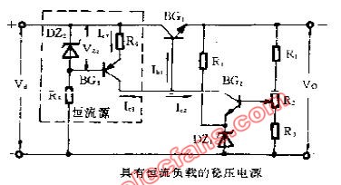 具有恒流<b class='flag-5'>负载</b>的稳<b class='flag-5'>压电源</b><b class='flag-5'>电路</b>