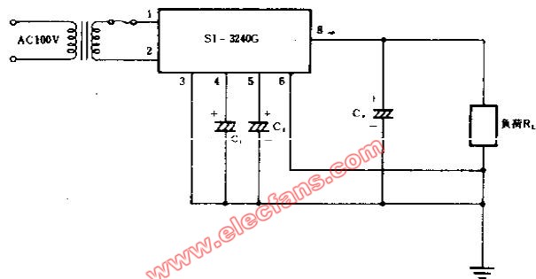 輸出電壓24V 1.55A的定電壓電源電路