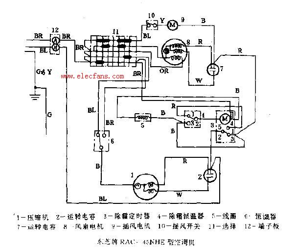 東芝牌RAC-45NHE型空調機電路圖