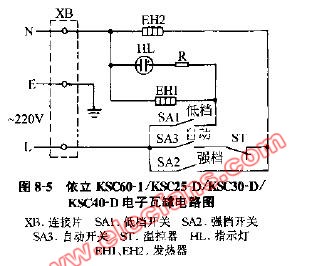 依立KSC60電子瓦罐電路圖