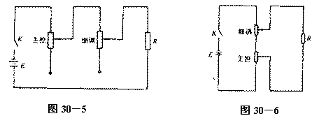 <b class='flag-5'>变阻器</b>的分压与限流电路