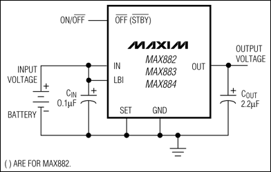 MAX882, MAX883, MAX884 5V/3.3V