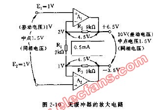 无缓冲器的放大电路图