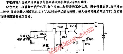 錄音機至微型計算機轉接電路