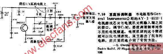 <b class='flag-5'>甚高頻</b>調(diào)制<b class='flag-5'>器</b><b class='flag-5'>電路</b>