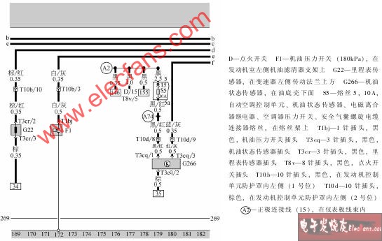 Motronic机油压力开关、里程表传感器、机油状态传感器电