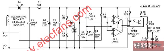 输出1至10V直流控制电压的电路图